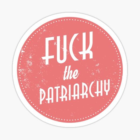 Feminist Stickers, Lesbian Stickers, Feminism Stickers, Feminism Art, Stickers Redbubble, Computer Sticker, The Patriarchy, Hydroflask Stickers, Notebook Stickers