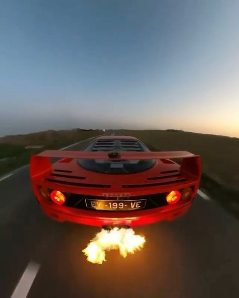 Luxury / Millionaire Lifestyle on Instagram: “The legendary Ferrari F40 spitting flames!🔥🤯 Real or fake?👇🏼 - Follow👉🏼@luxuryz_world Follow👉🏼@luxuryz_world - Do you want to learn about…” Cars Spitting Flames, Car Flames, Ferrari F40, Millionaire Lifestyle, Lamborghini, Ferrari, To Learn, Sports Car, Lifestyle