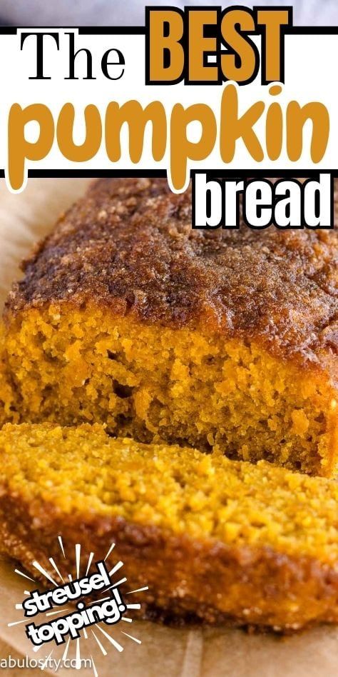 Love the pumpkin bread recipe! It's so easy and has the best flavor! Pumpkin Bread With Streusel, Krusteaz Recipes, Easy Pumpkin Bread Recipe, Pumpkin Bread With Cream Cheese, Bread Uses, Easy Pumpkin Bread, Bread With Cream Cheese, Zucchini Recipes Dessert, Buttermilk Bread