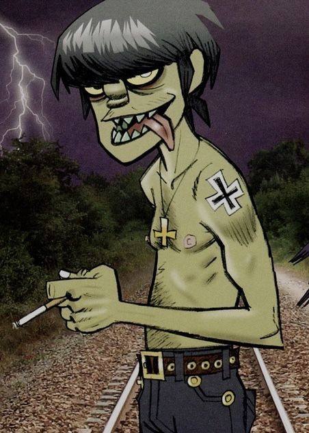 Gorillaz 2 D, Murdoc Gorillaz, Jamie Hewlett Art, Sunshine In A Bag, Gorillaz Noodle, Oh Great, Gorillaz Fan Art, Jimmy Eat World, Monkeys Band