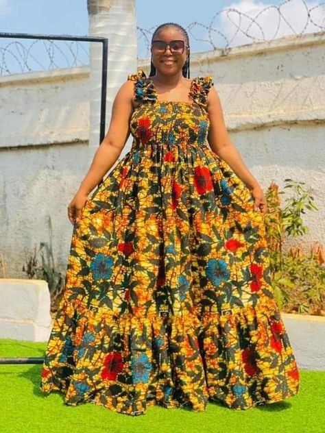 Material Tops Style, African Maxi Dress Ankara, Materials Gown Style, African Maternity Dresses, African Attire Dresses, Long African Dresses, African Print Dress Ankara, Best African Dresses, African Dresses Modern