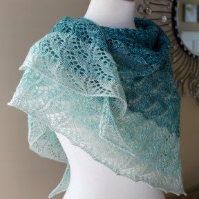 Leah Michelle, Lace Shawl Pattern, Yarn Shawl, Cloudy Skies, Gradient Yarns, Lace Weight Yarn, Shawl Knitting Patterns, Shawl Patterns, Lace Scarf