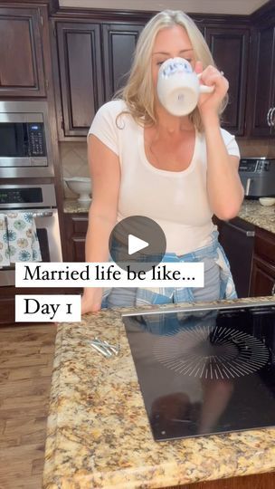 2.5M views · 110K reactions | Oops! Nobody tell him!! 
.
.
.
.
#couplescomedy #marriage #relationships #married #marriedlife #jokes #momlife #couples #marriagehumor #funny 

Married life, husband, wife, marriage jokes, leaving stuff on the counter, relationships, jokes, fun couple | MELISSA BEELER | Wife & Mom Humor | Thurston Harris · Little Bitty Pretty One Husband Humor Married Life, Kitchen Memes, Marriage Retreats, Husband Wife Humor, Marriage Jokes, Wife Humor, Marriage Humor, Husband Humor, Married Woman