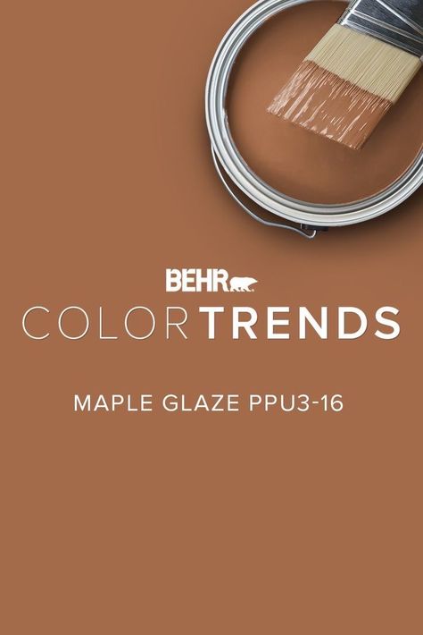 Glazed Pot Behr Paint, Cedar Colored Paint, Rust Wall Color, Burnt Orange Paint Colors, Burnt Orange Paint, Eggs And Toast, Orange Paint Colors, Entryway Decor Ideas, Color Of The Month