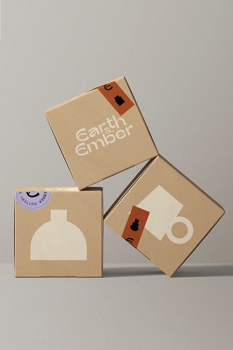 Earth & Ember’s brand identity captures the essence of artisanal pottery with a warm, earthy palette and handcrafted design elements. Alessandra Mejia seamlessly blends tradition with modern aesthetics, creating a visual narrative that speaks to the soul of pottery making. 🍶✨ - Fivestar Branding Agency Is A Design and Branding Agency. This Work Belongs to The Accredited Artist and Is Curated For Inspiration Only
#BrandIdentity #RebrandYourself #Branding #LogoDesign #Logo #PackagingDesign Pottery Packaging Design, Ceramics Packaging, Ceramic Branding, Pottery Packaging, Craft Pricing Formula, Pottery Branding, Ceramic Packaging, Earthy Palette, Visual Narrative