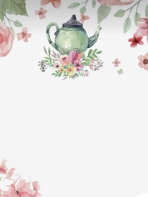 High Tea Wallpaper, Tea Background Wallpapers, Tea Party Background, Tea Party Wallpaper, High Tea Invitations, Tea Bridal Shower Invitations, Toy Story Invitations, Tea Cup Art, Invitation Card Party