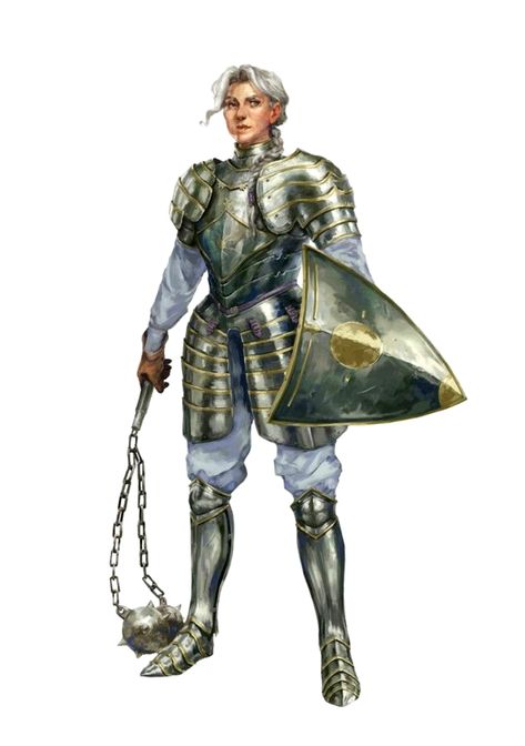 Female Human Old Fighter Champion - Pathfinder 2E PFRPG DND D&D 3.5 5E 5th ed d20 fantasy Armour Reference, Fantasy Vibes, Female Warriors, Pathfinder Character, Women Warriors, Fantasy Figures, Character Images, Female Knight, Dungeons And Dragons Characters