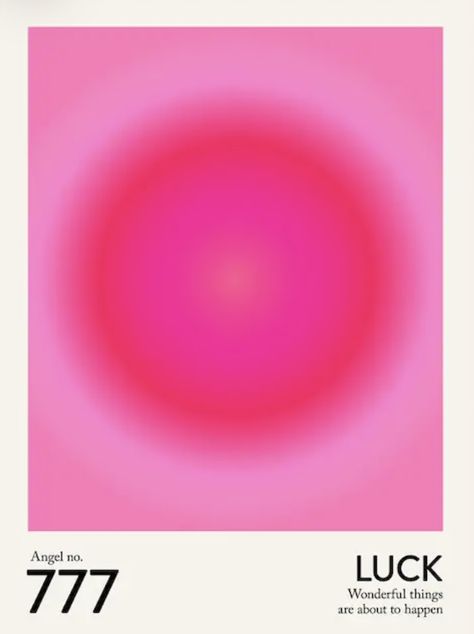 777 Aura Poster, 777 Aura Wallpaper, Room Posters Pink, 777 Pink, 777 Wallpaper Iphone, 777 Aura, 777 Aesthetic, Pink Poster Aesthetic, 777 Wallpaper