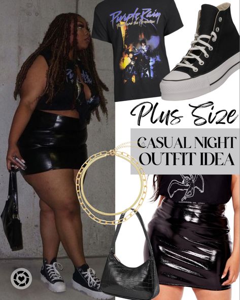 Casual Club Outfits Plus Size, Plus Size Urban Fashion For Women, Plus Size Concert Outfits Summer, Plus Size Casual Club Outfits, Plus Size Outfits Ideas Aesthetic, Simple Club Outfits Night Plus Size, 2000s Fashion Outfits Black Women Plus Size, Plus Size Outfits For Birthday, Summer Outfits Plus Size Black Women Shein