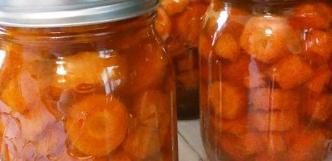 Canning Carrots Recipes, Canning Carrots, Carrots Recipes, Canning Beans, Canned Carrots, Glazed Carrots Recipe, Candied Carrots, Half And Half Recipes, Pressure Canning Recipes