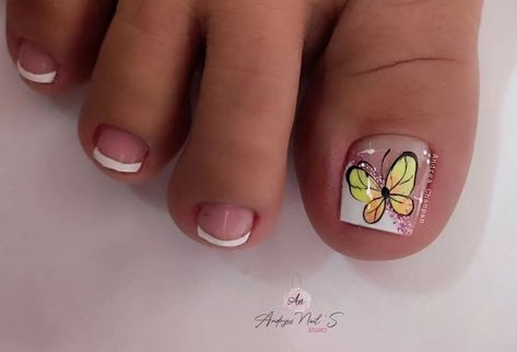 Butterfly Nail Art, Butterfly Nail, Toe Nail Art, Nails Inspiration, Nail Art, Nails, Art, Nail Arts