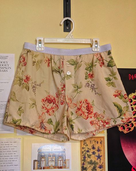 exams are almost done which means we're so back. boxer short pattern by peppermint mag #sewing #sew #sewsewsew #sewingproject #sewersgonnasew #sewingproject #sewingideas Boxer Pattern, Boxer Shorts Pattern, Short Pattern, Boxer Shorts, Patterned Shorts, Peppermint, Sewing Projects, Sewing, Pattern