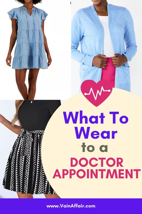 What To Wear To A Doctor Appointment | Stylish Solutions. How to be stylish everyday. Outfits To Wear To A Doctors Appointment, Hospital Appointment Outfit, Going To The Doctor Outfit, Outfit For Doctors Appointment, What To Wear To Doctor Appointment, Doctors Office Outfit, What To Wear To A Doctors Appointment, Dr Appointment Outfit, Doctor Appointment Outfit