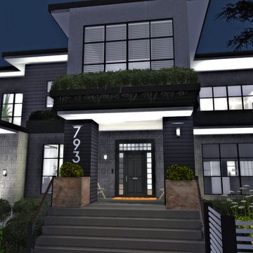 House For Sims 4, Sims 4 Houses 4 Bedroom, Sims 4 House Lot Download, Sims 4 Custom Houses, Sierra The Simmer Builds, Sims Cc House Download, Sims 4cc House, Modern Houses Sims 4, Sims 4 Mafia House