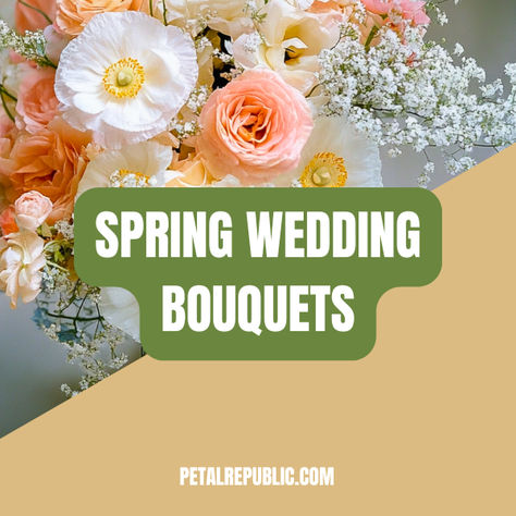 Celebrate the season of new beginnings with our Spring Wedding Bouquet Ideas board! Discover fresh and vibrant designs featuring tulips, peonies, daffodils, and other seasonal blooms. Perfect for rustic, romantic, or modern weddings, these bouquets capture the beauty of spring with pastel tones, lush greenery, and creative arrangements. Find inspiration for bridal and bridesmaid bouquets to make your spring wedding unforgettable. Save your favorites and bring your vision to life! Spring Wedding Bouquet Ideas, Wildflower Wedding Bouquet, Bridal Bouquet Spring, Spring Wedding Bouquets, Spring Wedding Bouquet, Wedding Bouquet Ideas, Bridesmaid Bouquets, Rustic Bridal, Wildflower Wedding