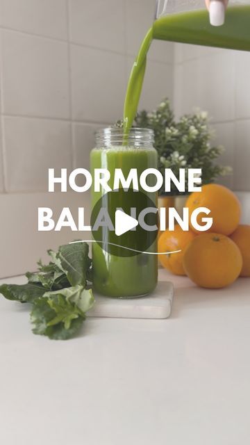 High Protein Juicing Recipes, Hormone Balancing Juice Recipe, Slow Juicer Recipes, Refined Carbs, Balancing Hormones, Junk Foods, Slow Juicer, Well Balanced Diet, Infused Water