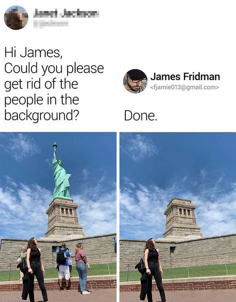 Funny Photoshop Requests, James Fridman, Photography Tricks, Funny Photoshop, Photoshop Images, Screwed Up, Really Funny Memes, Funny Photos, Dankest Memes