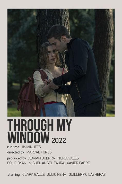 Through My Window, Romcom Movies, Indie Movie Posters, Spanish Movies, Movies To Watch Teenagers, Netflix Movies To Watch, Film Netflix, Romance Film, Iconic Movie Posters