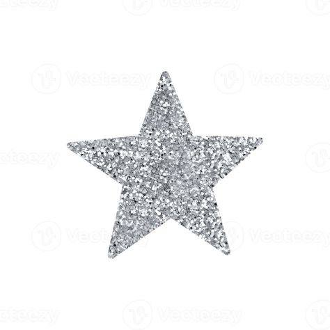 Silver Star Glitter Disco Vibes, Star Outline, Pink Icons, Holiday Icon, Sparkling Stars, Scrapbook Materials, Glitter Stars, Star Stickers, Star Girl