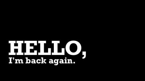 Hey everyone!! It’s only been, what a year or so since I’ve written on here!! This week, I was thinking about what did I do for fun anymore? I still run ( well haven’t been traini… I Am Back Quotes, Im Back Quotes, Back Wallpaper, Jealous Of You, I Am Back, You Promised, I Quit, Im Back, What’s Going On