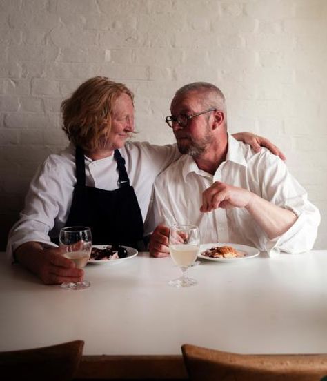 Together and separately, Margot and Fergus Henderson have revolutionised the British restaurant scene injecting fun, fond memories and fabulousness into what had been a very staid gastronomic landscape. As part of their guest editor takeover of Wallpaper’s October 2022 issue, they talk to Caroline Roux about their future projects, and how it all began for an architect-trained Chelsea boy with a love for meat and a Kiwi chef lured to London by a penchant for punk rock. Love at first bite: Margot Rochelle Canteen, British Restaurant, Cherry Parfait, Fergus Henderson, Wallpaper S, Love At First Bite, London Restaurants, Color Palate, October 2022