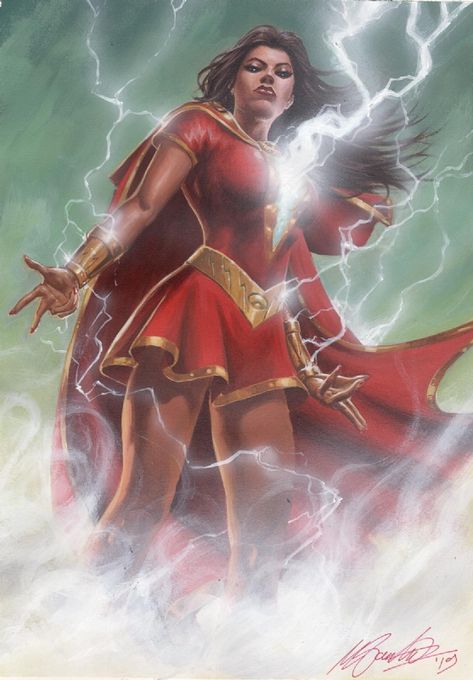 Shazam Dc Comics, Original Captain Marvel, Mary Marvel, Captain Marvel Shazam, Dc Comics Wallpaper, Batman Returns, Alex Ross, Female Hero, Arte Dc Comics