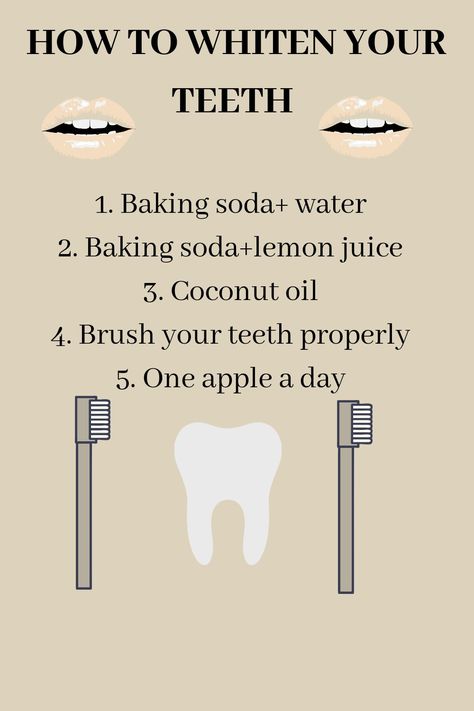 For more info, recipes and use check the link. Baking Soda Lemon Juice, Teeth Tips, Facial Routine Skincare, Get Whiter Teeth, Baking Soda Water, Baking Soda And Lemon, Teeth Whitener, Whiten Your Teeth, Whiter Teeth