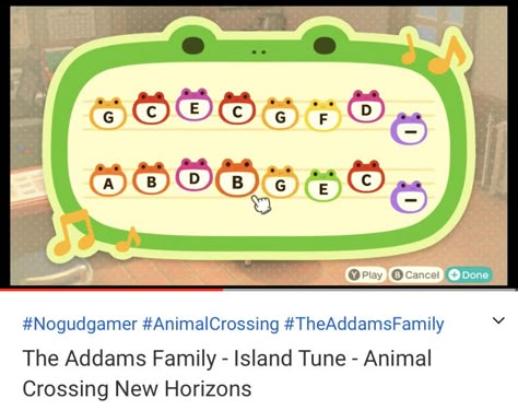 Acnh Halloween Song, Lana Del Rey Acnh Tune, Acnh Halloween Tune, Island Theme Songs Acnh, Acnh Island Tunes Melanie Martinez, Coraline Acnh Island, Acnh Island Song Ideas, Animal Crossing Songs For Island, Animal Crossing Tunes Songs