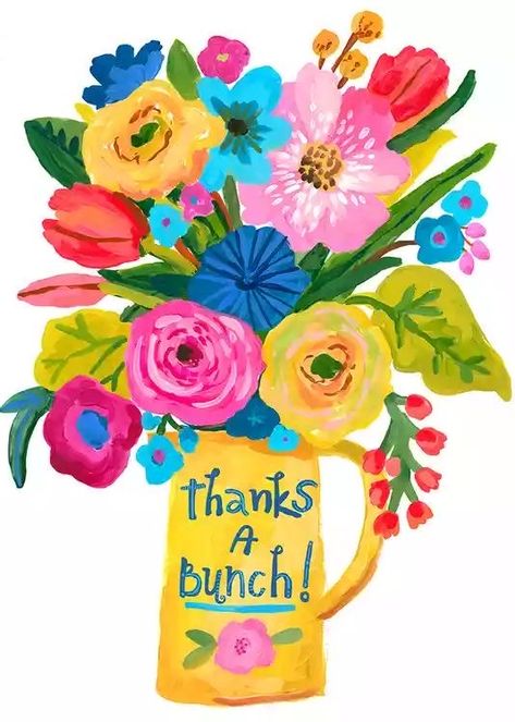 Thank U Card Design, Thank You Painting, Thank You Graphic, Thank You Illustration, Flower Messages, Thank You Greeting Cards, Thank You Wishes, Thank You Images, Happy Yellow