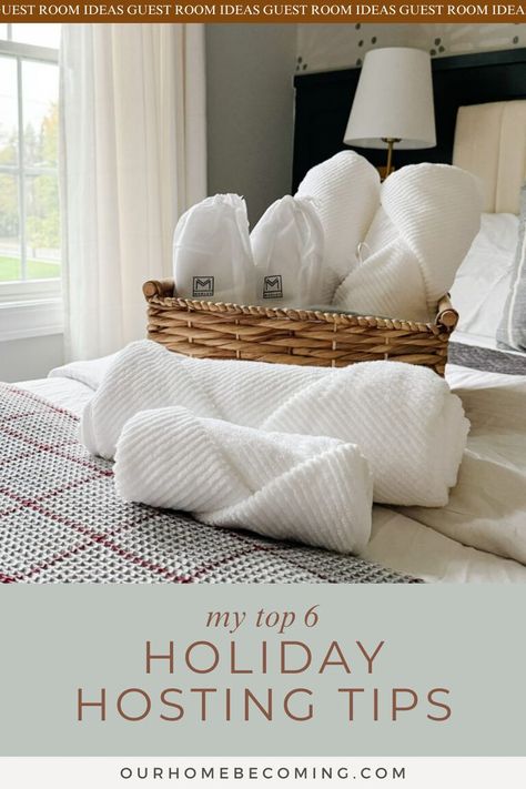 Hosting overnight guests in your home for the holidays? Make them feel extra comfy with these special touches for a welcome basket! When I'm hosting Christmas, I love making my friends and family feel like they have everything they need to relax. On the blog, I'm sharing my guest welcome basket ideas and links to the products I use. If you're looking for Thanksgiving hosting ideas or Christmas hosting ideas, I hope you love these hosting tips. Tap to read! Guest Basket Ideas Overnight, Guest Welcome Basket Ideas, Guest Basket Ideas, Welcome Basket Ideas, Christmas Hosting Ideas, Thanksgiving Hosting Ideas, Guest Welcome Baskets, Guest Basket, Thanksgiving Hosting