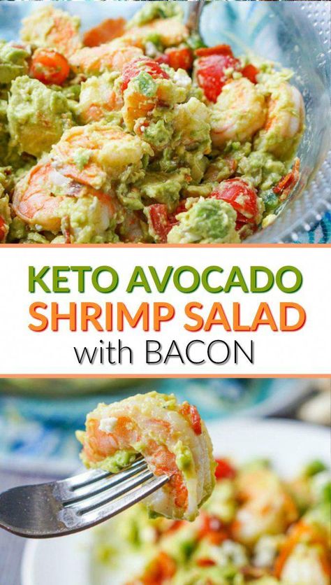 Avocado Shrimp Salad, Avocado Shrimp, Recipes Avocado, Keto Shrimp, Shrimp Avocado Salad, Recipe Shrimp, Avocado Recipe, Shrimp Avocado, Low Carb Recipe