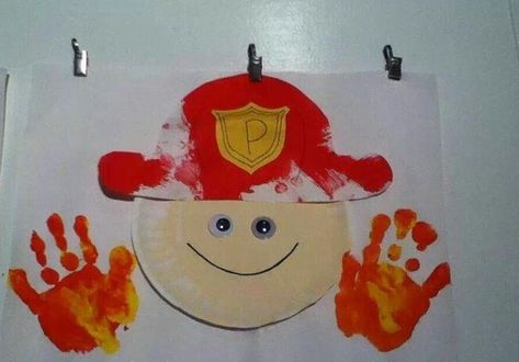 fire-safety-fire-prevention-week-activities-teaching-ideas-for-preschool-kindergarten | funnycrafts Fire Safety Preschool Crafts, Fireman Crafts, Fire Safety Crafts, Community Helpers Preschool Crafts, Fireman Art, Fire Safety Theme, Fire Safety Activities, Community Helpers Preschool Activities, Fire Safety Preschool