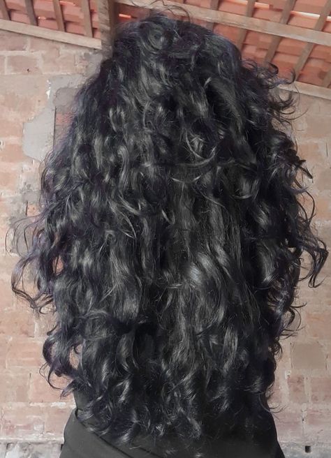 Black 2b Hair, Long 3a Hair, Long Curly Black Hair, Grow Long Healthy Hair, Mane Hair, Black Wavy Hair, Frizzy Curly Hair, Black Curls, Long Shiny Hair