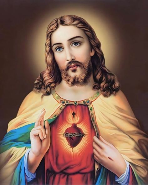 Sacred Heart Pictures, Jesus Images Hd, Jesus Pictures Hd, Divine Mercy Image, Mother Mary Images, Catholic Pictures, Christian Quotes Wallpaper, Jesus Christ Painting, Jesus Artwork