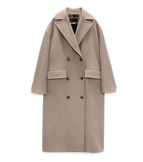 9 Expensive-Looking Outfits We're Wearing in 2022 | Who What Wear UK Zara Wool Coat, Lapel Collar Coat, Oversized Wool Coat, Tailoring Jeans, Zara Portugal, Monochromatic Outfit, Zara Coat, Tailored Coat, Longline Coat