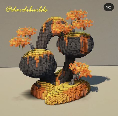 Minecraft Alien, Minecraft Halloween Builds, Minecraft Terrain, Minecraft Building Designs, Minecraft Halloween, Minecraft Tree, Minecraft Shops, Minecraft Kingdom, Minecraft Steampunk