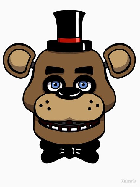 Five Nights at Freddy's - FNAF - Freddy Fazbear  by Kaiserin Five Nights At Freddy's Characters, Fnaf Cake, Fnaf Freddy Fazbear, Capas Minecraft, Fnaf Freddy, Toy Bonnie, Mask Template, Magic Cake, Head Mask