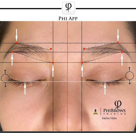 Eyebrow Mapping Tips and Tricks – The Best Outline for Every Client Brow Template, Microblading Eyebrows Training, Eyebrow Mapping, Eyebrow Guide, Best Eyebrow Makeup, Eyebrow Embroidery, Eyebrow Makeup Tutorial, Arch Brows, Skin Aesthetics