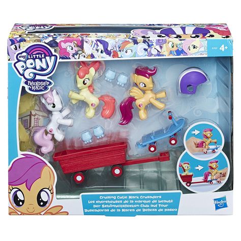 MLP Database Search: "Apple Bloom" | MLP Merch Cutie Mark Crusaders, Mlp Merch, My Little Pony Figures, Sweetie Belle, Barbie Doll Accessories, Cutie Mark, Boys Long Sleeve Shirts, The Guardians, Amazon Uk