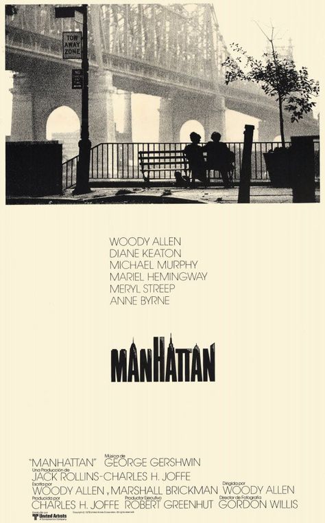 Woody Allen Poster, Manhattan 1979, Manhattan Film, Manhattan Woody Allen, Manhattan Movie, Art House Movies, Manhattan Poster, Woody Allen Movies, Mariel Hemingway