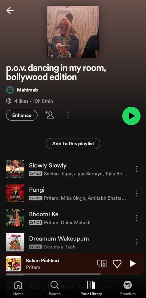 Dancing playlist spotfiy bollywood spotify recommendations party songs club songs Dance Playlist Names, Bollywood Spotify Playlist, Bollywood Playlist Names, Desi Playlist, Spotify Bollywood, Dancing Playlist, Bollywood Playlist, Spotify Recommendations, Brown Stuff