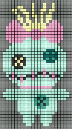 Crochet Grid Patterns Disney, Mario Cross Stitch Pattern Free, Graph Pixel Art, Pixel Art Pattern Disney, Pixel Art Drawings Ideas, Alpha Pattern Disney, Pixel Art Templates Easy, Movie Pixel Art, Stitch Perler Bead Pattern