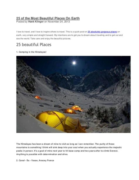 25 of the most beautiful places on earth #beauty #traveling Nanga Parbat, Snow Camping, Camping Glamping, Winter Camping, Adventure Sports, Camping Life, Back To Nature, Camping And Hiking, Mellow Yellow