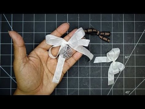 (5) How to Make a Pretty Bow Using Just Your Fingers & Any Ribbon, Twine, Etc... Much Requested Tutorial - YouTube Bow Making Tutorials, Christmas Tree Decorations Ribbon, Ribbon Making, Homemade Bows, How To Tie Ribbon, Bows Diy Ribbon, Bows Diy, Bow Tutorial, Two Fingers