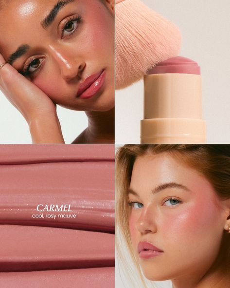 Dropping 6/20 at 8 am PST ☁️ Introducing Dreamstick Blush in Georgia + Carmel– your new, dreamy essentials for a fresh, summer flush 🍑🌸 #personacosmetics #creamblush #summermakeup Blush Product Photography, Gush Beauty, Blush Photoshoot, Lipstick Campaign, Cosmetics Photoshoot, Ugc Photos, Sister Shoot, Cosmetics Branding, Blush Photography