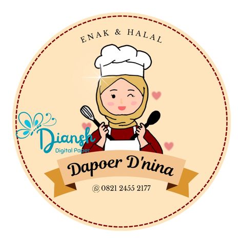 #logobulat
#logo
#logostiker
#logo makanan Label Produk, Environmental Print, Logo Project, Bakery Logo Design, Restaurant Logo Design, Label Sticker, Simple Logo, Personal Logo, Sticker Labels