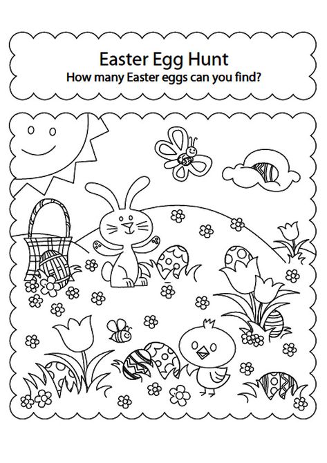 Easter Preschool Worksheets, Free Easter Coloring Pages, Printable Easter Activities, Easter Coloring Sheets, Easter Kindergarten, Easter Worksheets, Easter Egg Coloring Pages, Easter Bunny Colouring, Easter Preschool