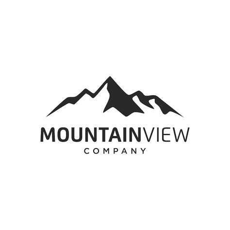 Mountain Logos Design, Hills Logo Design, Mountain Vector, Hill Logo, Shadow Logo, Vector Landscape, Winter Retreat, Mountain Logos, Vector Logo Design