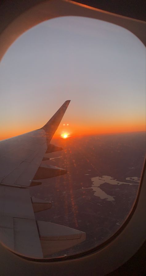 Sunset Flight, Air Plain, Plane Window, Air India, Sunset View, A Plane, Sunset Views, Sunset Photography, Airplane View