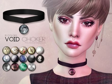 Sims 4 Cc Choker, Sims 4 Choker, The Sims 4 Maxis Match, Sims 4 Maxis Match, Sims 4 Nails, Cc Shopping, Sims 4 Traits, Pelo Sims, Sims 4 Cc Makeup